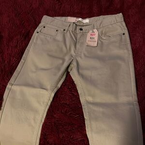 Levi's Tan Straight Leg Jeans
